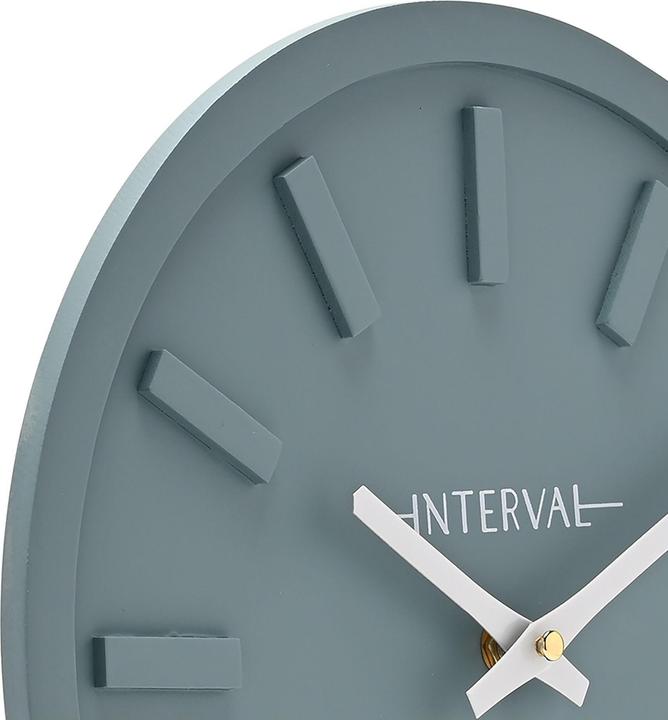 Actual product image Interval Minimalist Wall Clock 30cm - Teal (30 cm)
