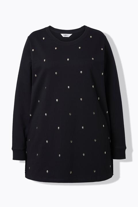 Produktbild Angel of Style Sweatshirt, Metall-Totenköpfe, Langarm (48)