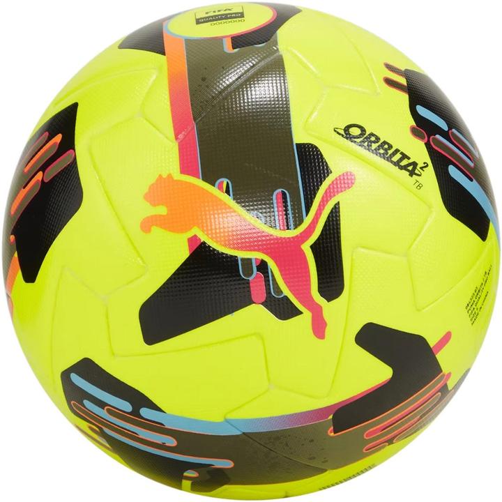 Produktbild Puma Piłka nożna Orbita 2 TB FIFA Quality Pro żółta 84323 03 5 (5)
