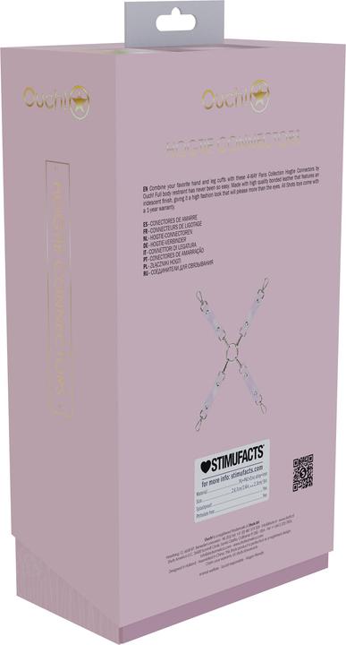 Actual product image Ouch! Paris Collection - Hogtie Connectors - Pink