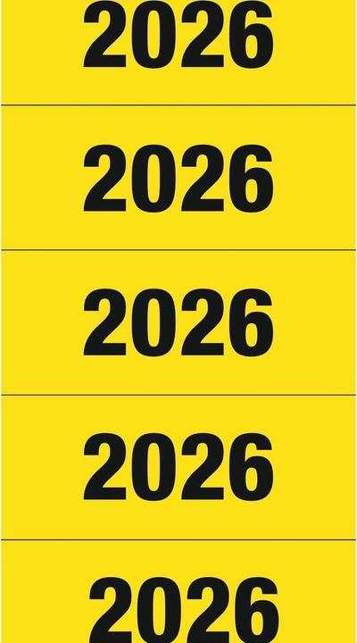 Produktbild HERMA Jahreszahl-Etiketten