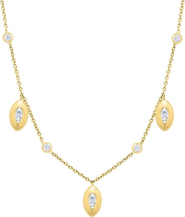 Produktbild Candy Halskette Kezia, 925 Sterling Silber, vergoldet (18k vergoldet, 925 Sterling Silber, 42 - 45 cm)
