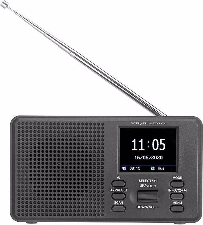 Produktbild VR-Radio Mobiles Digitalradio mit DAB+ und UKW (DAB+, UKW, FM)