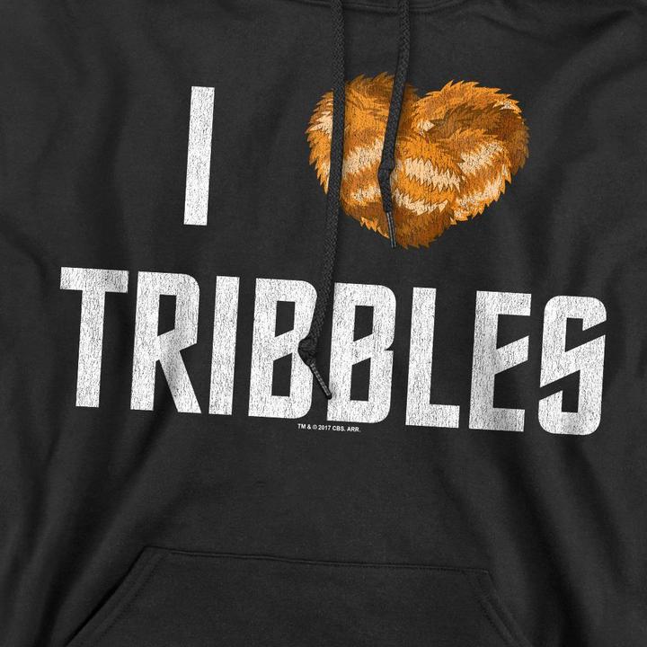 Produktbild I Heart Tribbles Kapuzenpullover (XXL)