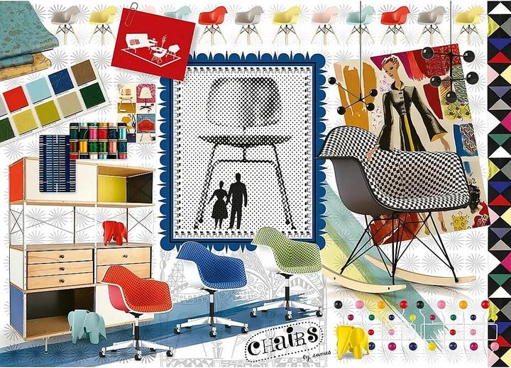 Produktbild Ravensburger Puzzle 12000400 - Eames Design Spektrum - 1000 Teile Eames Puzzle für Erwachsene und (1000 Teile)