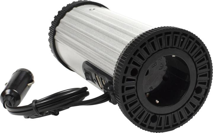 Actual product image Energenie power adapter/inverter car 150 W aluminum black EG-PWC150-01