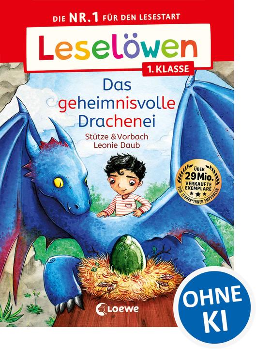 Produktbild Leselöwen 1. Klasse - Das geheimnisvolle Drachenei (Deutsch, Stütze & Vorbach, 2018)