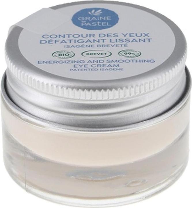Graine De Pastel Organische glättende Anti-Müdigkeits-Augenpflege (Augenpflege Serum, 15 ml, Tag)