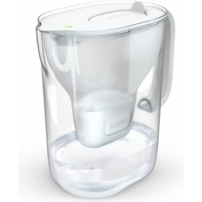Brita Dzbanek filtrujący Style Essential XL biały + Filtr MX Pro Pure Performance, Caraffa filtrante, Trasparente, Bianco