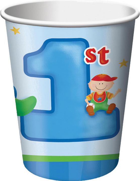 Produktbild Creative Party Fun At 1 Pappbecher mit Aufschrift 1st 8 Stück (8 x)