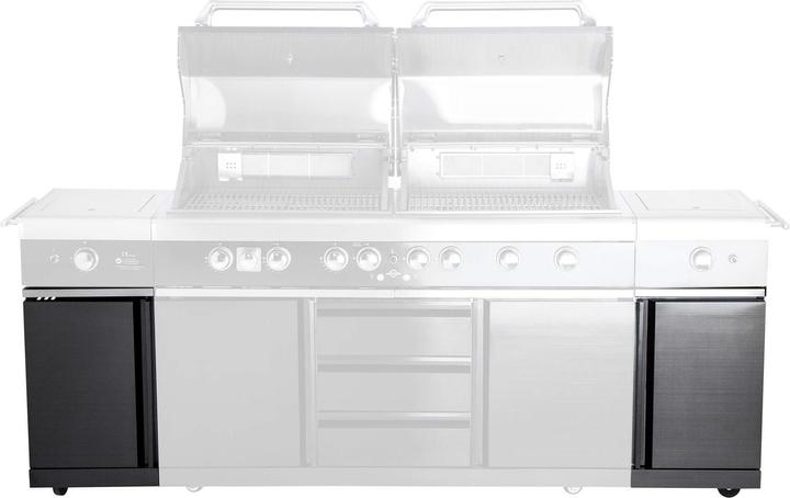 All'Grill Panneaux latéraux droite + gauche pour EXTREM light -BLACK- 100960