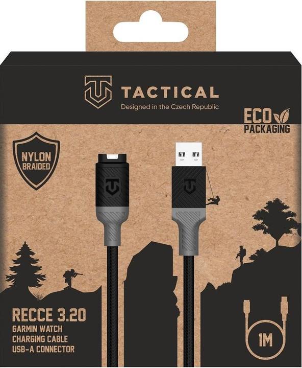 Image du produit Source Câble Tactical Recce 3:20 pour Garmin USB-A Noir/Gris