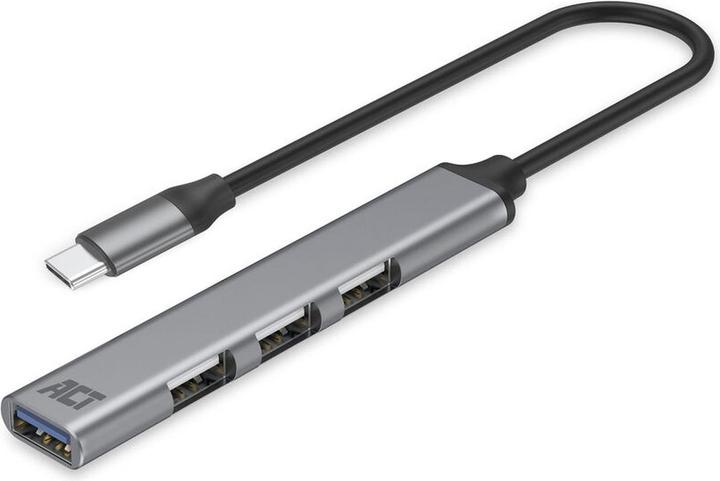Produktbild ACT USB-C hub 3.0, 4 port USB-A (USB-C, 4 Ports)