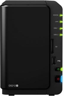 Actual product image Synology DS212+, NAS DiskStation for 2 hard drives