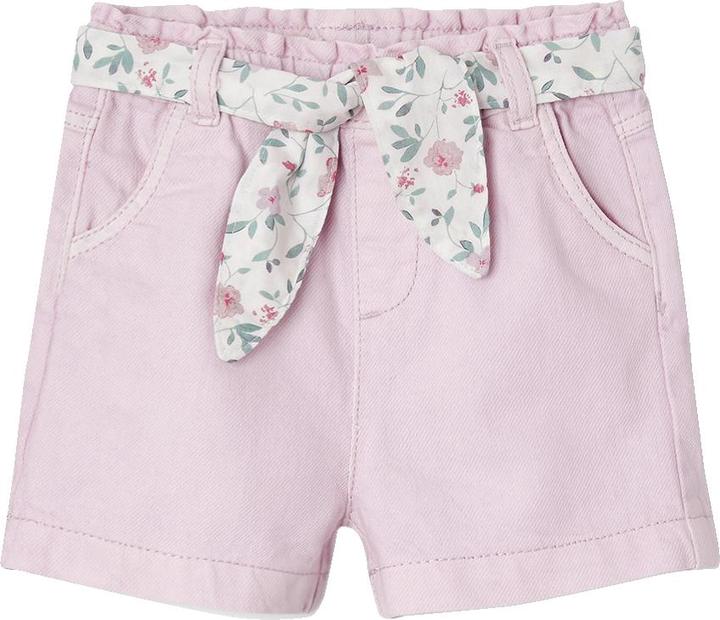 Produktbild Vertbaudet Mädchen Baby Paperbag-Shorts mit Gürtel (68)