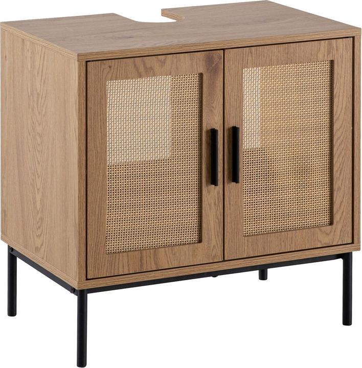 FineBuy Waschbeckenunterschrank (60 x 60 x 40 cm)