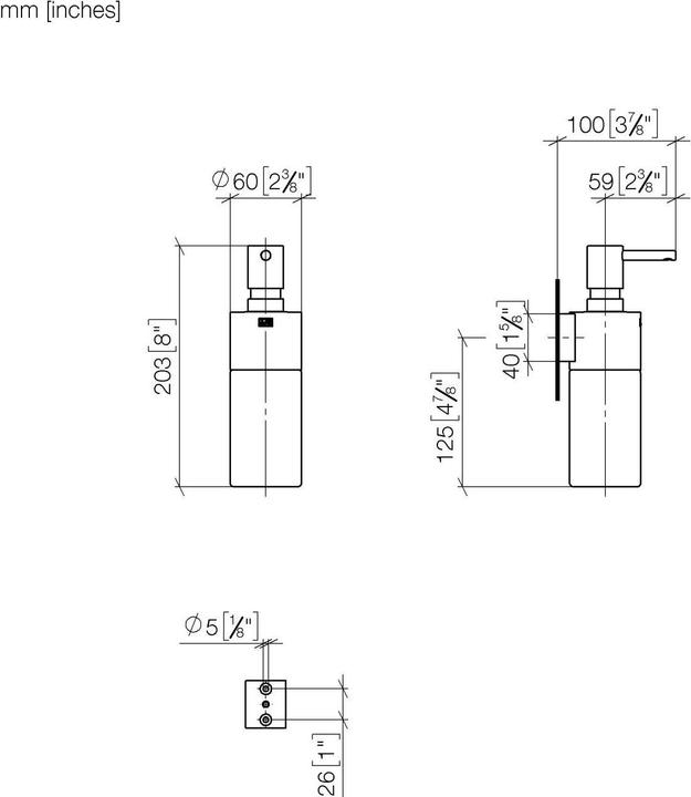 Immagine prodotto Dornbracht Distributore, modello a parete, 83435970