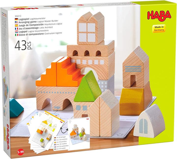Actual product image Haba Logic builder