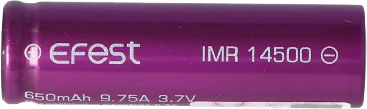 Image du produit Efest IMR 14500 (Pluspol flach) (1 pcs, 14500, 650 mAh)