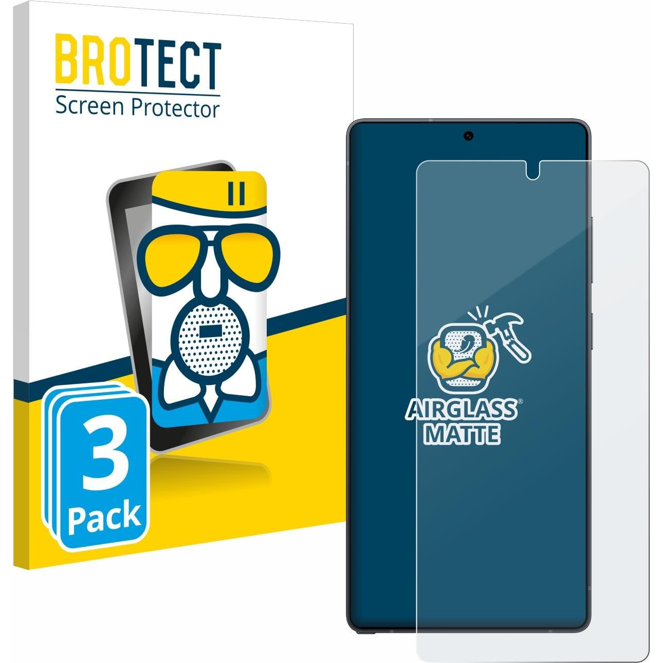 BROTECT Schutzglas Schutzfolie Displayschutz Display Schutz Glas Folie matt (3 Stück, Samsung Galaxy S25 Ultra), Smartph...
