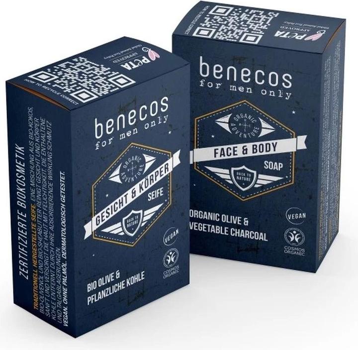 Actual product image Benecos For men only soap (Hard soap, 75 g)