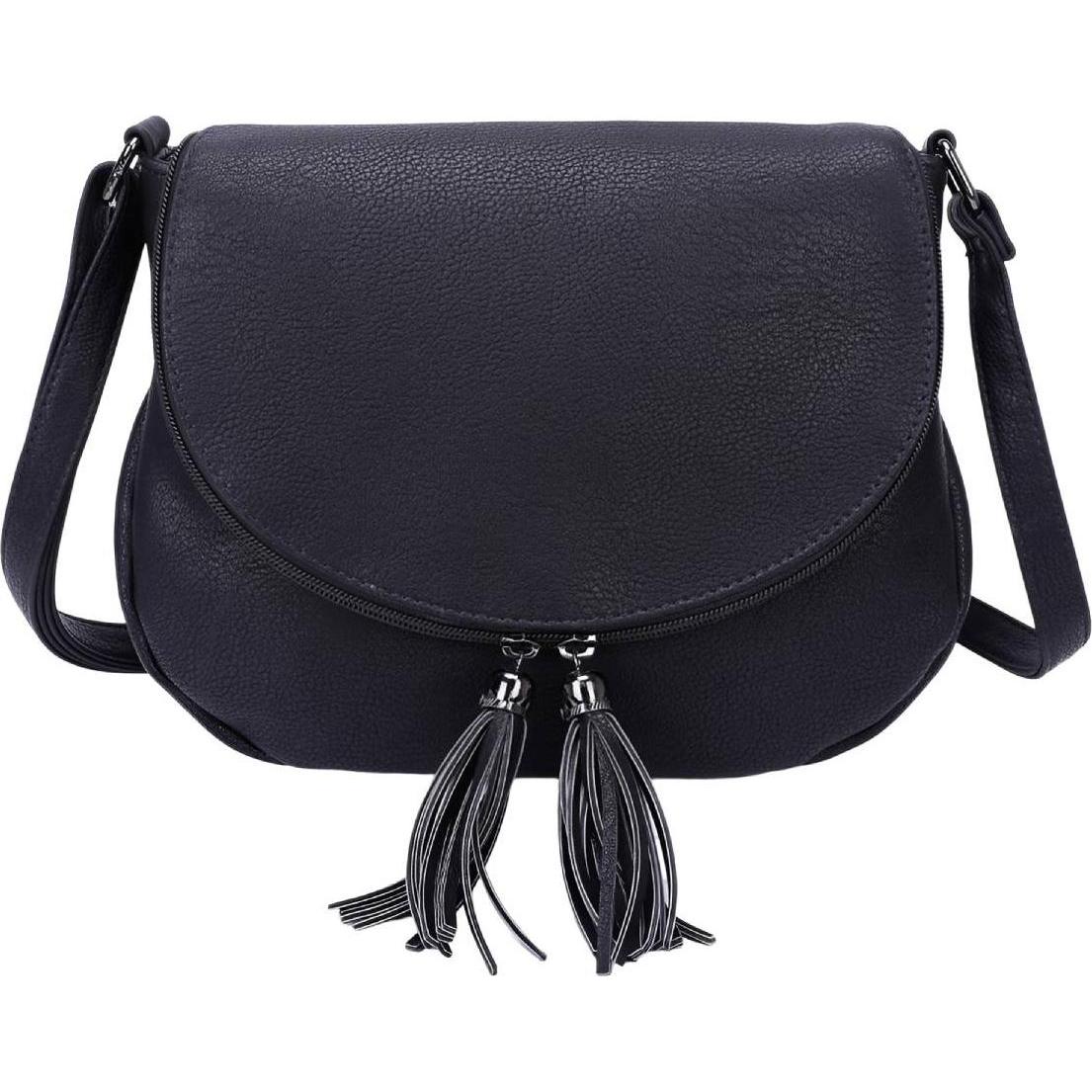 Thumbnail - Gallantry, Handtasche, Zipper Umhängetasche, Schwarz