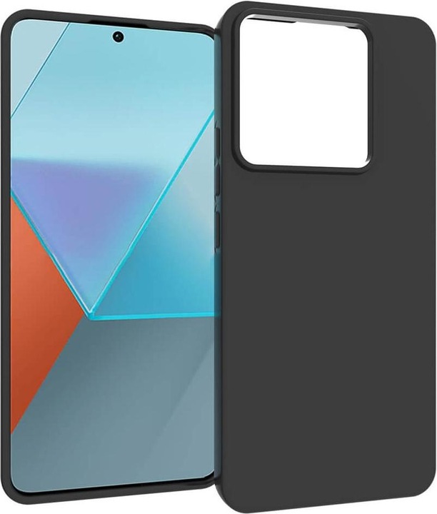 Actual product image Cover-Discount Xiaomi Redmi Note 13 Pro - Silicone Rubber Case black (Xiaomi Redmi Note 13 Pro 5G)