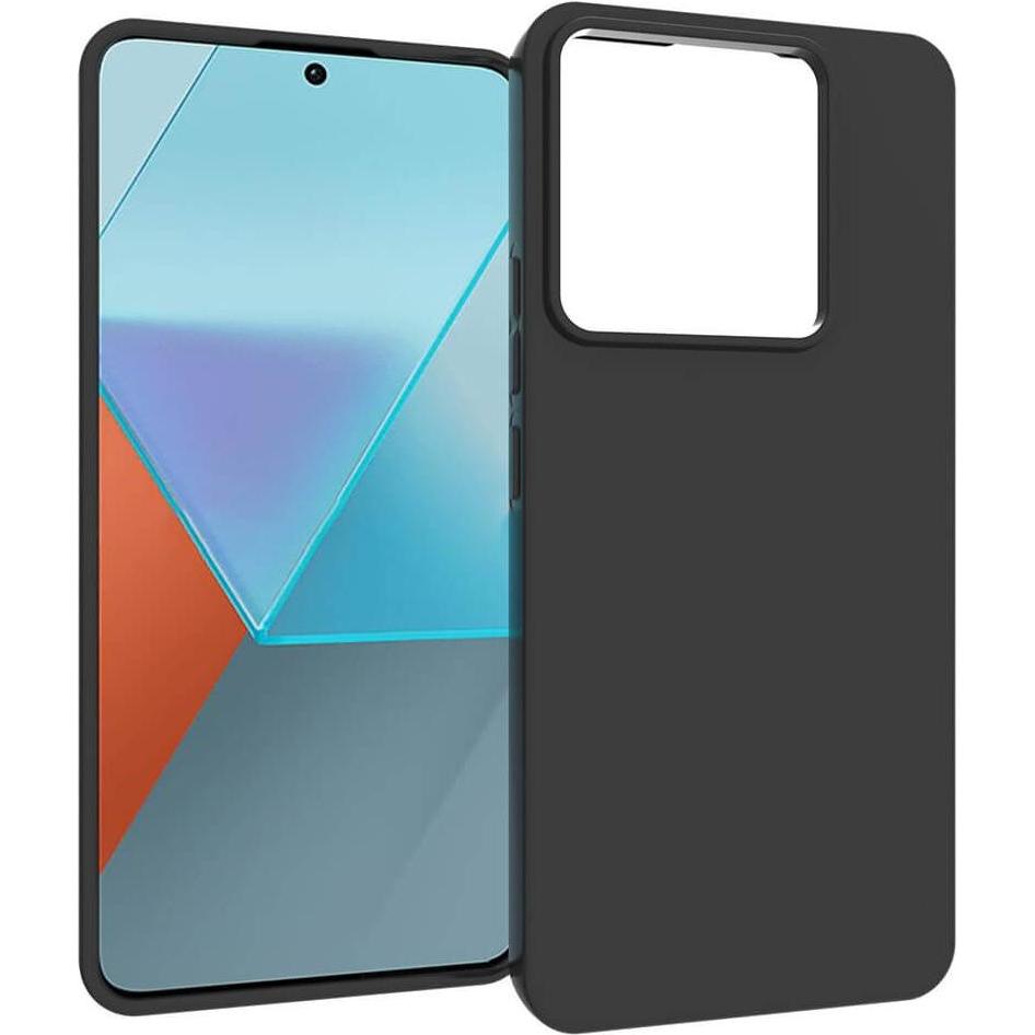 Cover-Discount Xiaomi Redmi Note 13 Pro - Silikon Gummi Hülle schwarz (Xiaomi Redmi Note 13 Pro 5G, Xiaomi Poco X6), Sma...