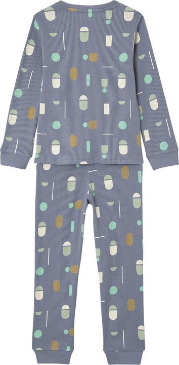 Actual product image Vertbaudet 2er-Set Jungen Schlafanzüge mit HAPPY-Print und Recycling-Baumwolle (110)