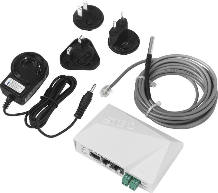 Produktbild HW Group HWgroup Temperatur-Sensor SNMP, WLAN, PoE HWg-STE2-R2-Kit
