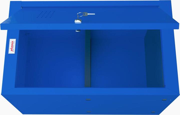 Productafbeelding Phoenix Safe Würfelspind 87l höher Türschloss blau (87 l)