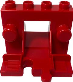 Image du produit LEGO Duplo Butoir Rouge - Duplo Train Buffer Red 10874 10875 10882 NOUVEAU! Quantité 5x (10882)