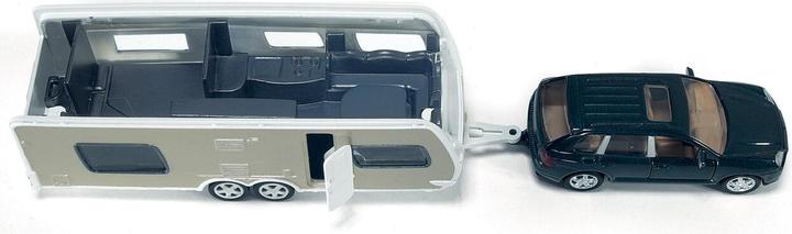 Produktbild Siku PKW mit Wohnwagen