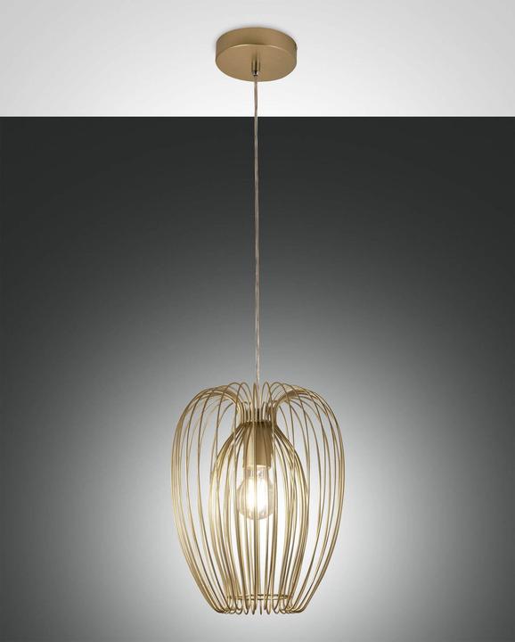 Immagine prodotto Fabas Luce 367740225Lampada a sospensione Camp oro nobile opaco (E27)