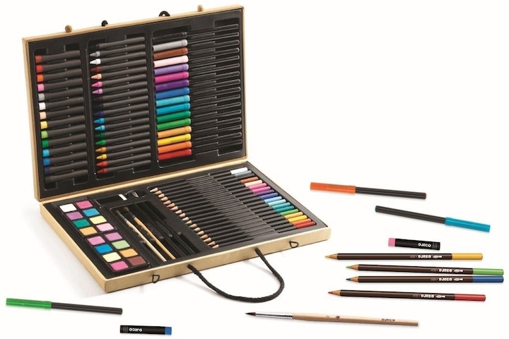 Actual product image Djeco Big box of colours (Multicoloured, 80 x)