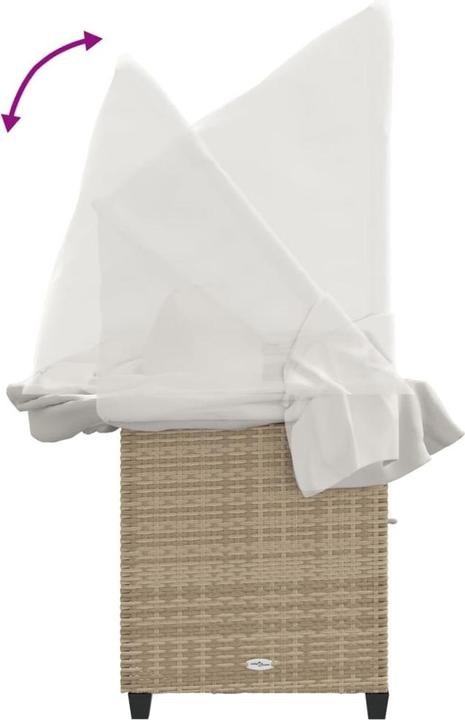 Produktbild vidaXL Sonnenliege