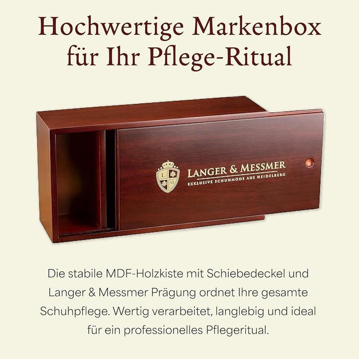Produktbild Langer & Messmer Schuhputzkiste Mannheim mit 2 Fächern