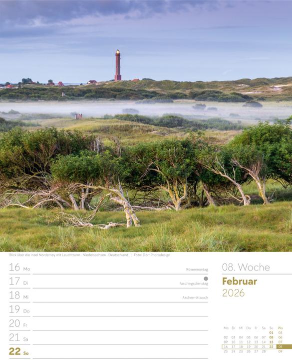 Produktbild Am Meer - Wochenplaner Kalender 2026