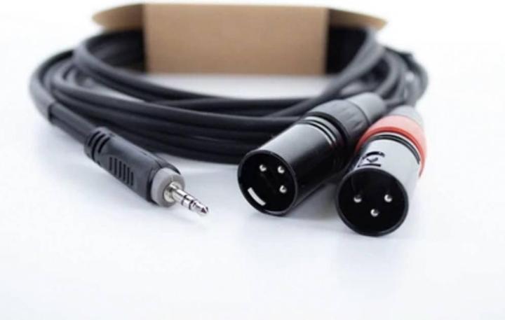 Image du produit Cordial EY 1 WMM XLR Y-Adapter (1x Klinkenstecker 3.5 mm - 2x XLR-Stecker 3 poli (éclats)