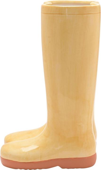 Mars The Cottage Garden Keramikvase gross Gelbe Gummistiefel