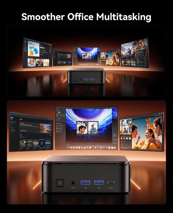 Image du produit NiPoGi Mini PC mit AMD Ryzen 7 7730U und Radeon Graphics (512 Go, 16 Go, AMD Radeon Graphics)