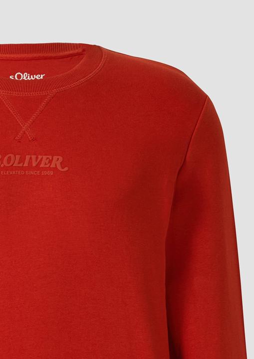 Produktbild s.Oliver Sweatshirt Sweatshirt mit Logo-Artwork (L)