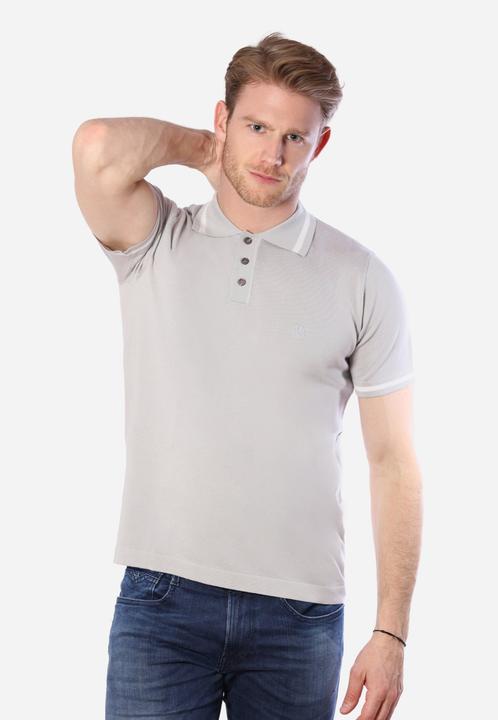 Immagine prodotto Bellemere Polo in Tencel con dettaglio a righe (S)