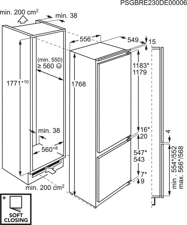 Actual product image Electrolux IK2705BZR (234 l)