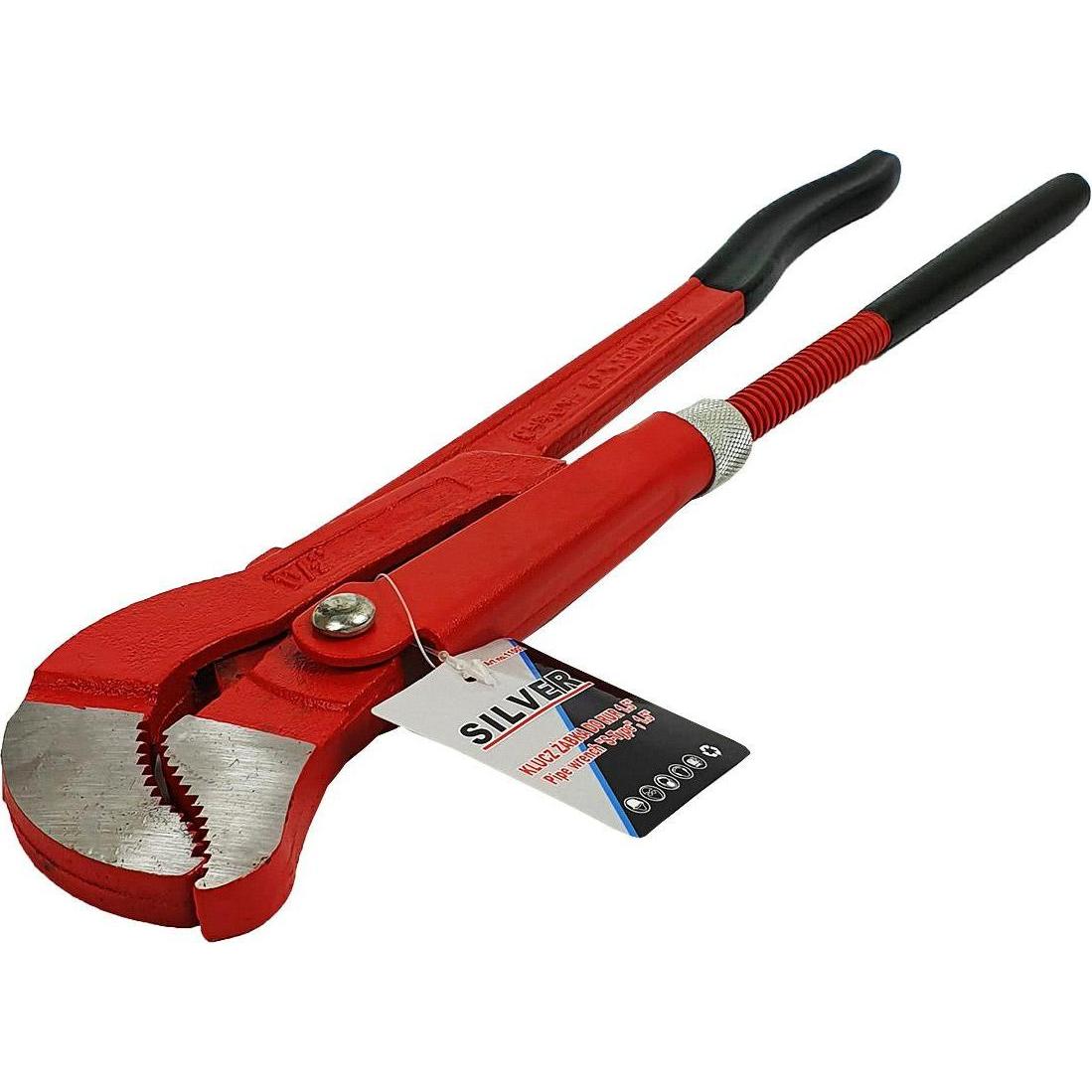 Silver, Pinza, KLUCZ DO RUR 1,5" SZCZĘKI TYPU S / (400 mm)