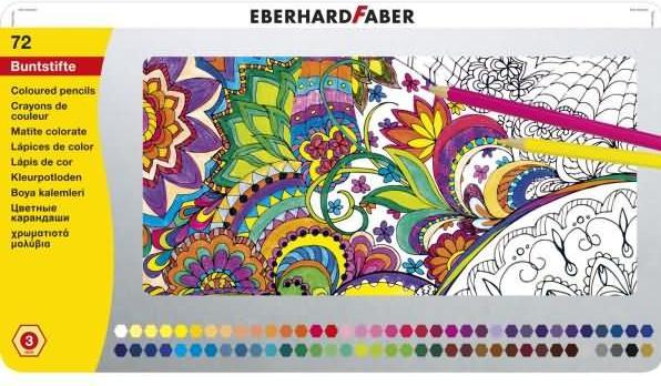 Actual product image EberhardFaber Crayons Hexagonal (Multicoloured, 72 x)