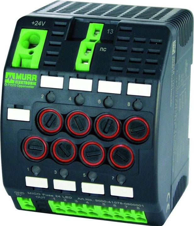 Murr Elektronik MICO FUSE 24 LED fuse holder 5x20mm (Micro fuse, 6 A)