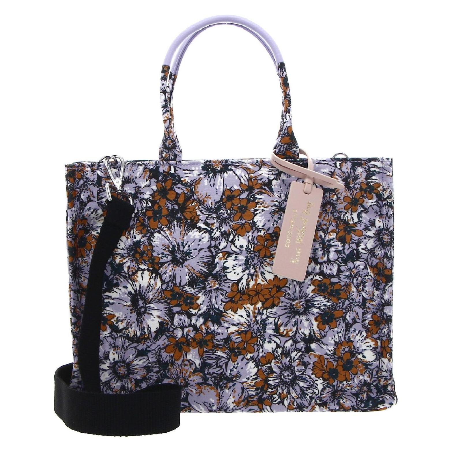Coccinelle, Damen, Handtasche, Never Without Bag Ca. Flow Handbag Prin. Eff. Canvas Fab., Mehrfarbig