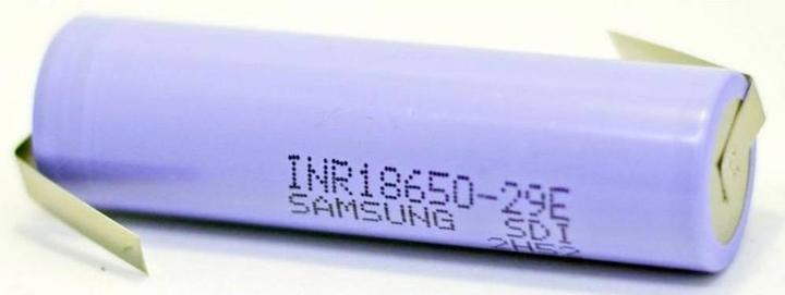Produktbild Samsung INR18650-29E ZLF Spezial-Akku 18650 Flat-Top, hochtemperaturfähig, Z-Löt (1 Stk., 18650, 2900 mAh)