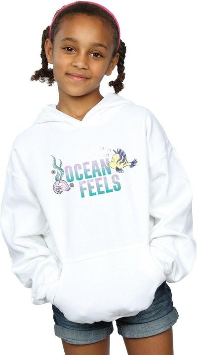Immagine prodotto Disney The Little Mermaid Ocean Felpa con Cappuccio Ragazze (140, 146)